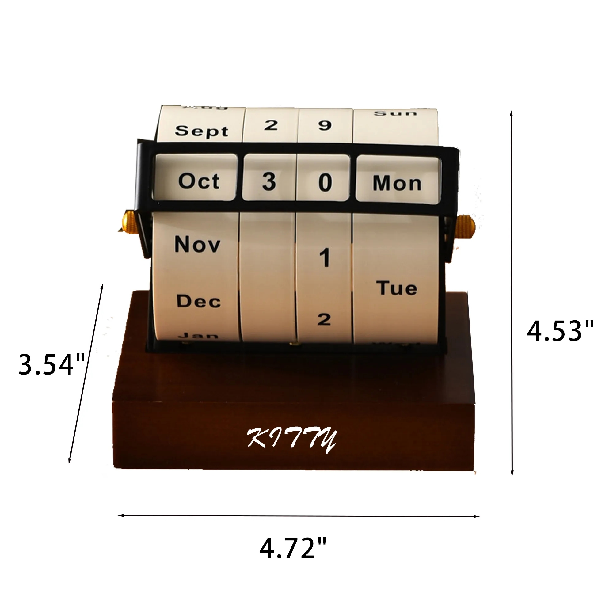 Rotary Perpetual Calendar Desktop Ornament 1