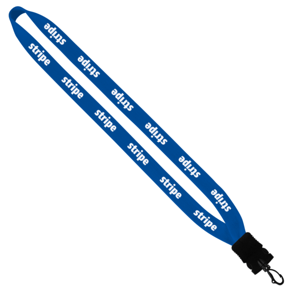 3/4" Cotton Lanyard with Plastic Snap-Buckle Release & Swivel Hook 3