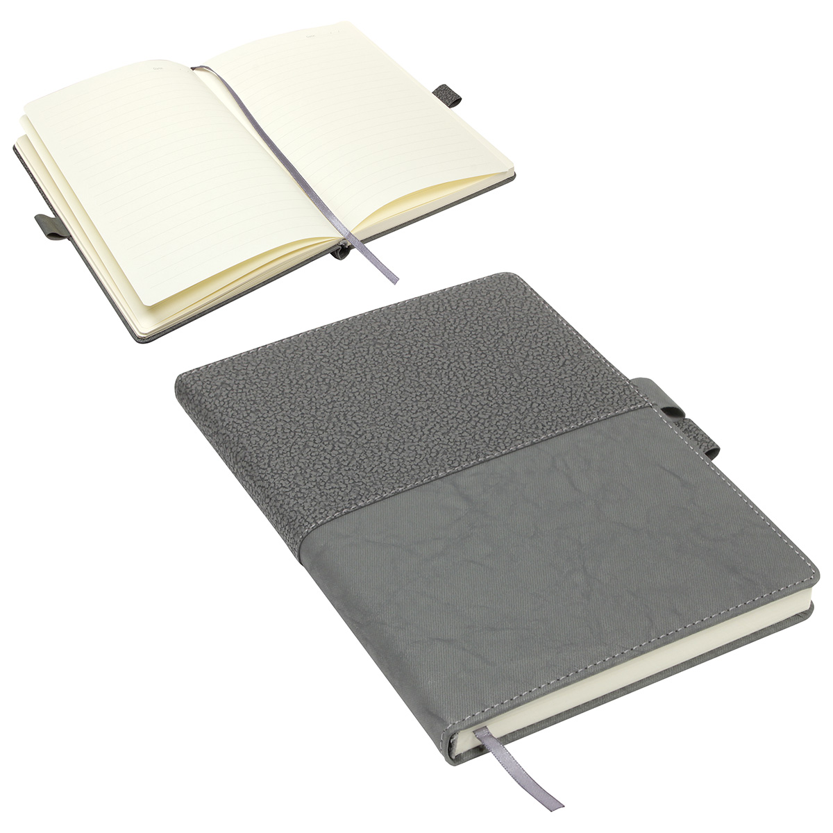 Quarry Textured Journal with Interlocking Pen Closure 10