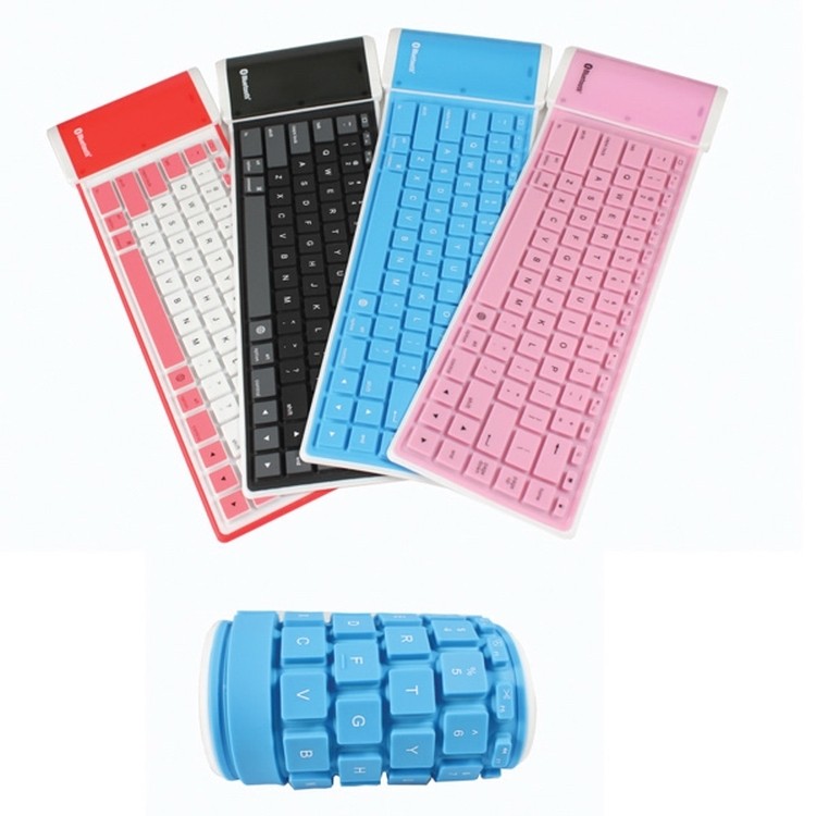 Promotional Bluetooth Silicone Soft Keyboard 85 keys 1