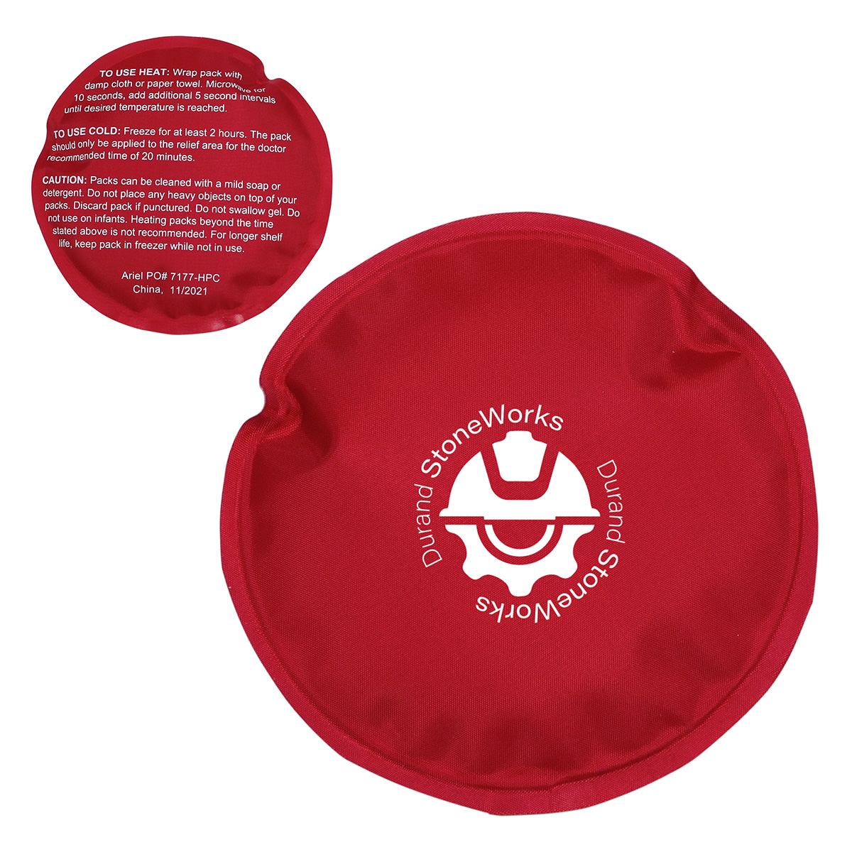 Round Nylon-Covered Hot/Cold Pack 3