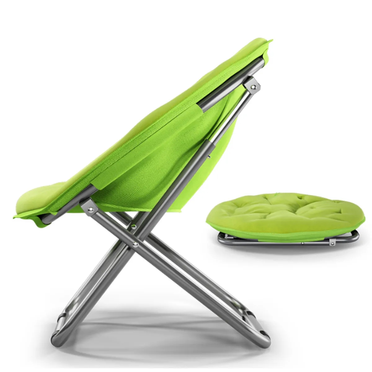 Comfortable Folding Padded Moon Chair For Lounging 1