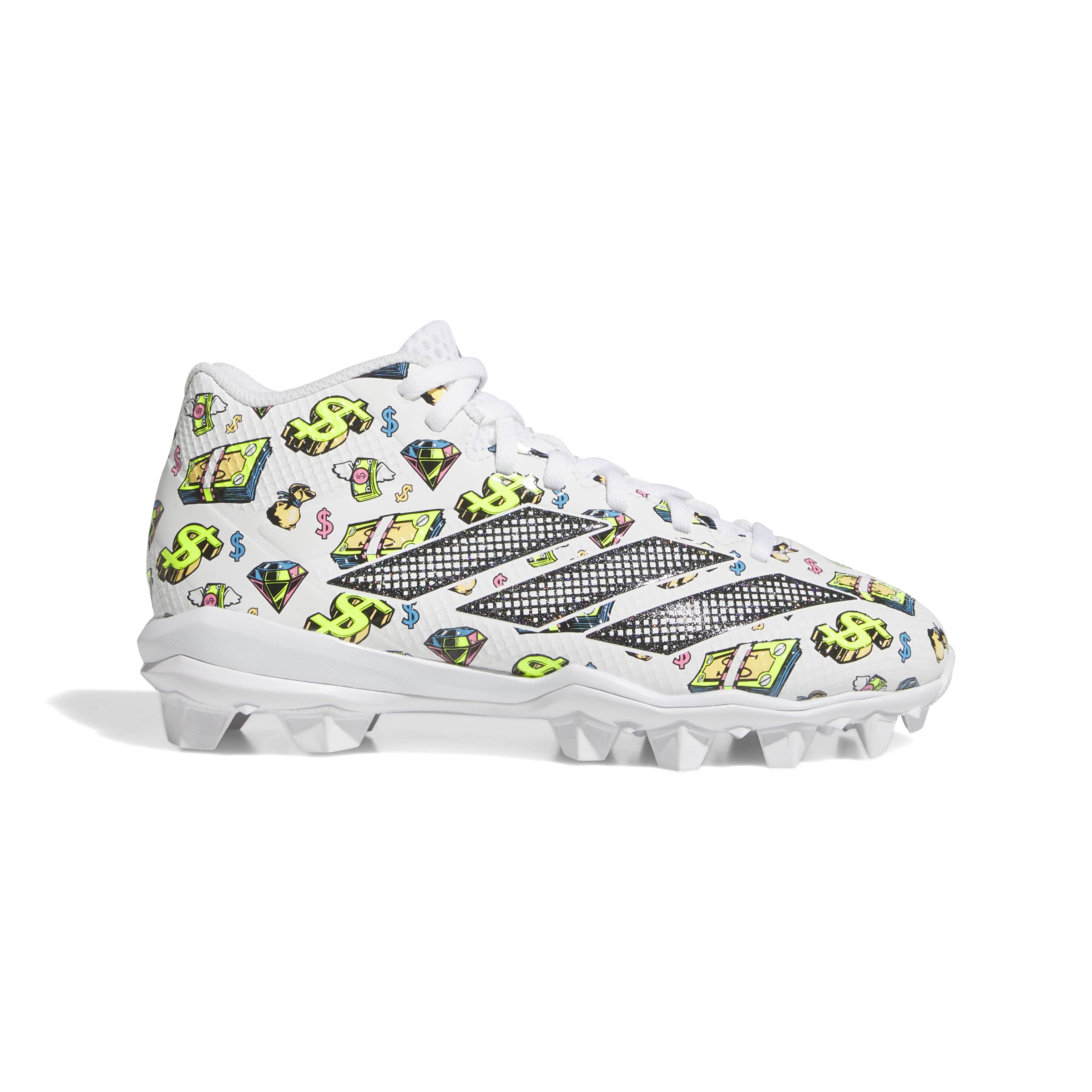 Adizero Impact.2 Kids Molded Rubber American Football Cleats 2