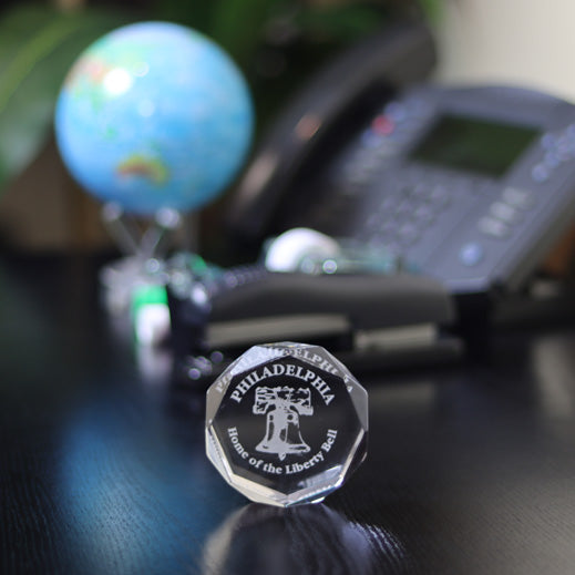 Multi-Faceted Acrylic Paperweight 9