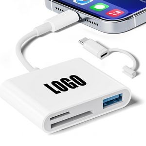 4 In 1 SD Card Reader For Iphone And Android 8
