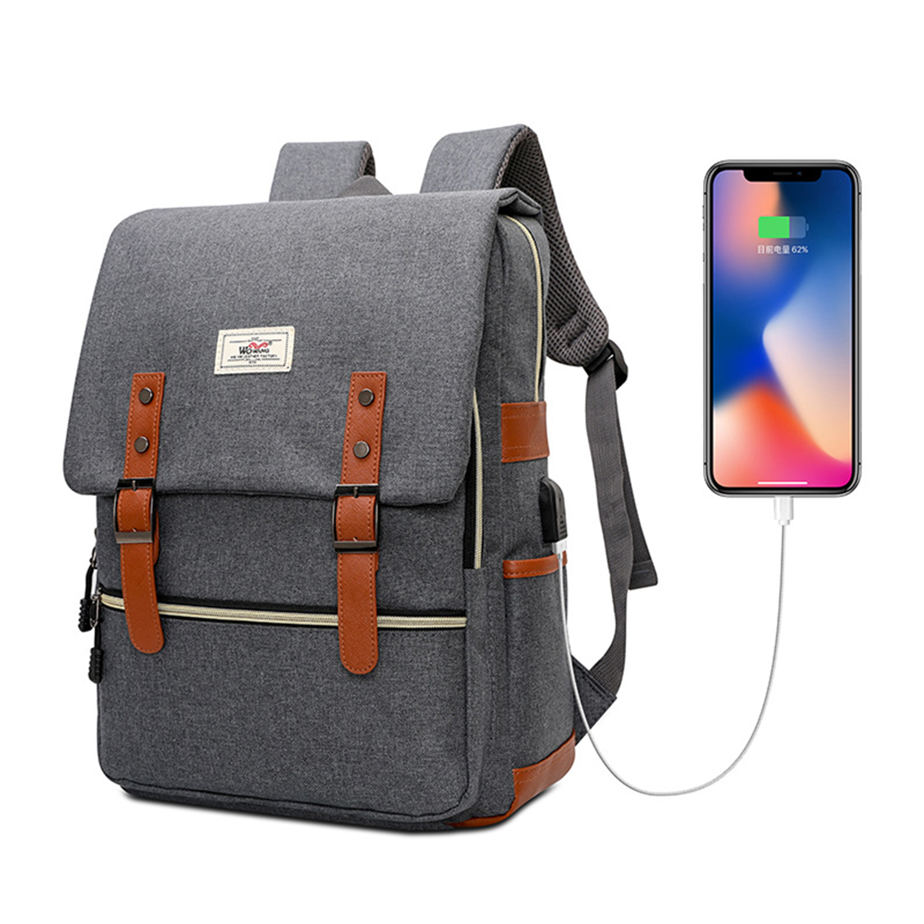 Vintage Laptop Backpack 1