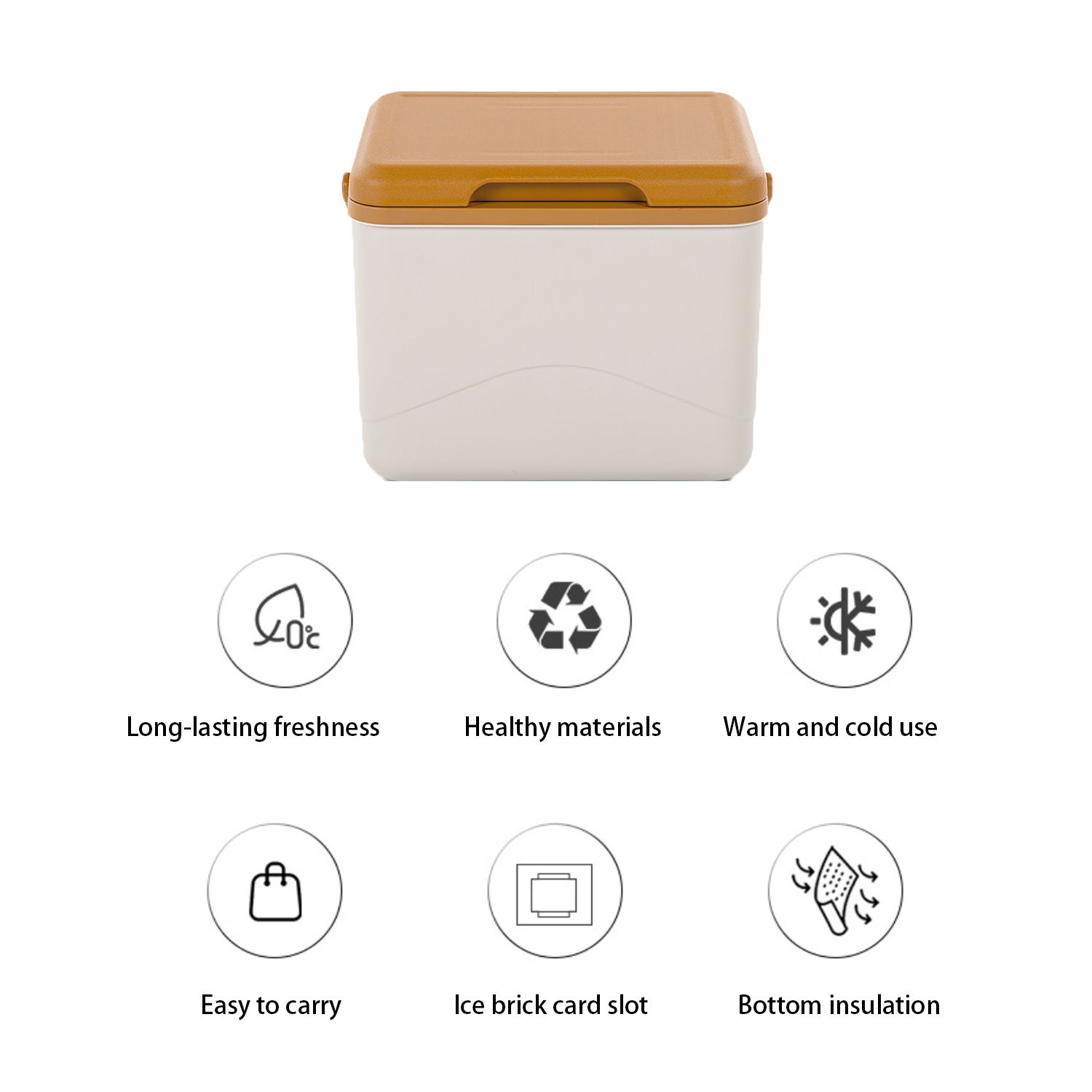 Outdoor Picnic Camping Cold Ice Buckets Cooler Box 5