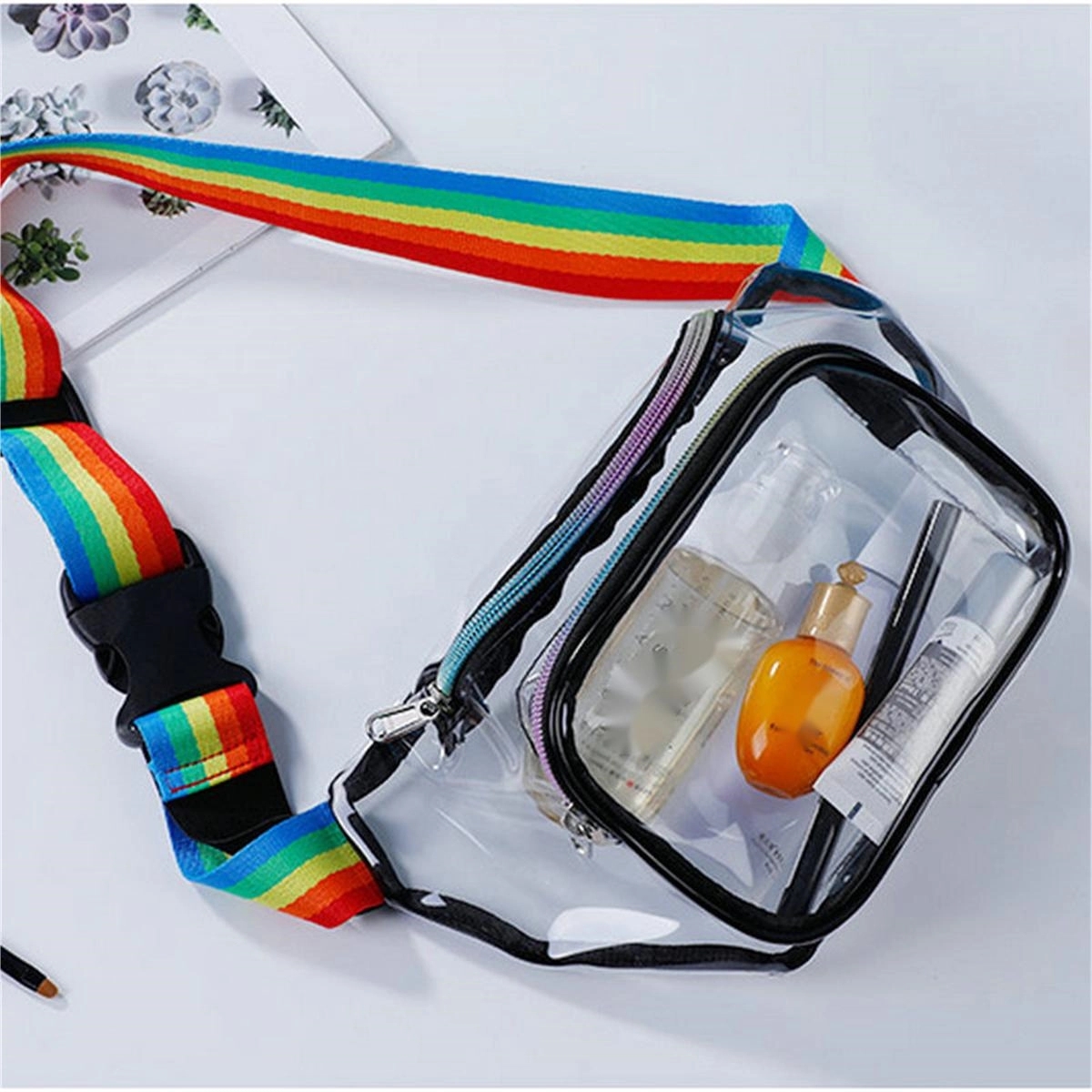 10In Clear Fanny Pack Waterproof Cute Waist Bag 3