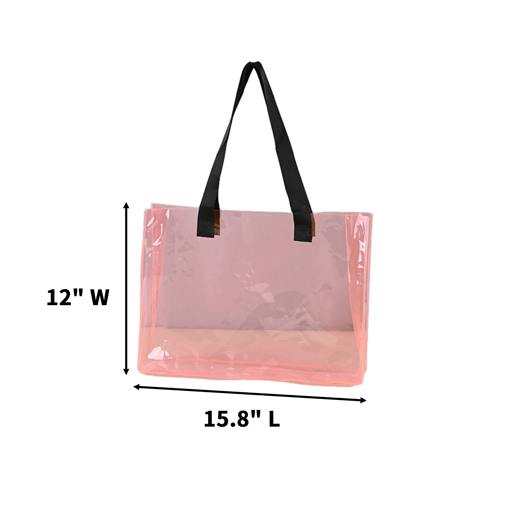 PVC Transparent Tote Bag With Sturdy Handle 1