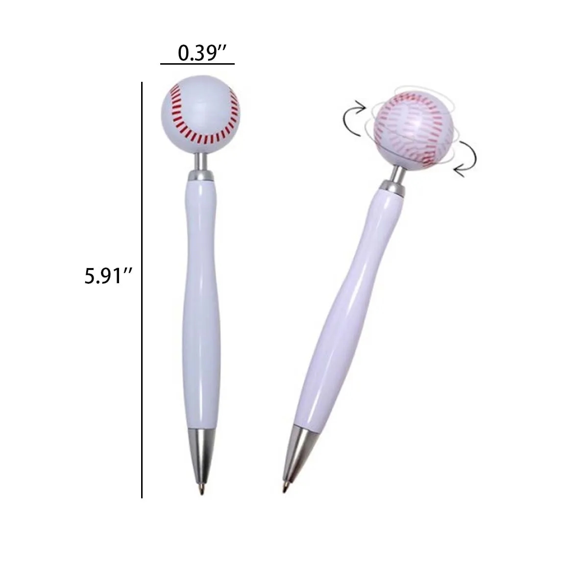 Baseball Novelty Ballpoint Pen Writing 3