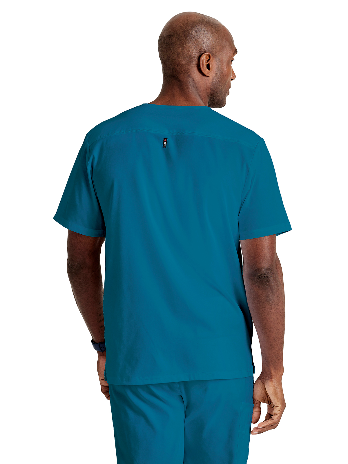 Grey's Anatomy Spandex Stretch - Men's Two-Pocket V-Neck Murphy Scrub Top 12