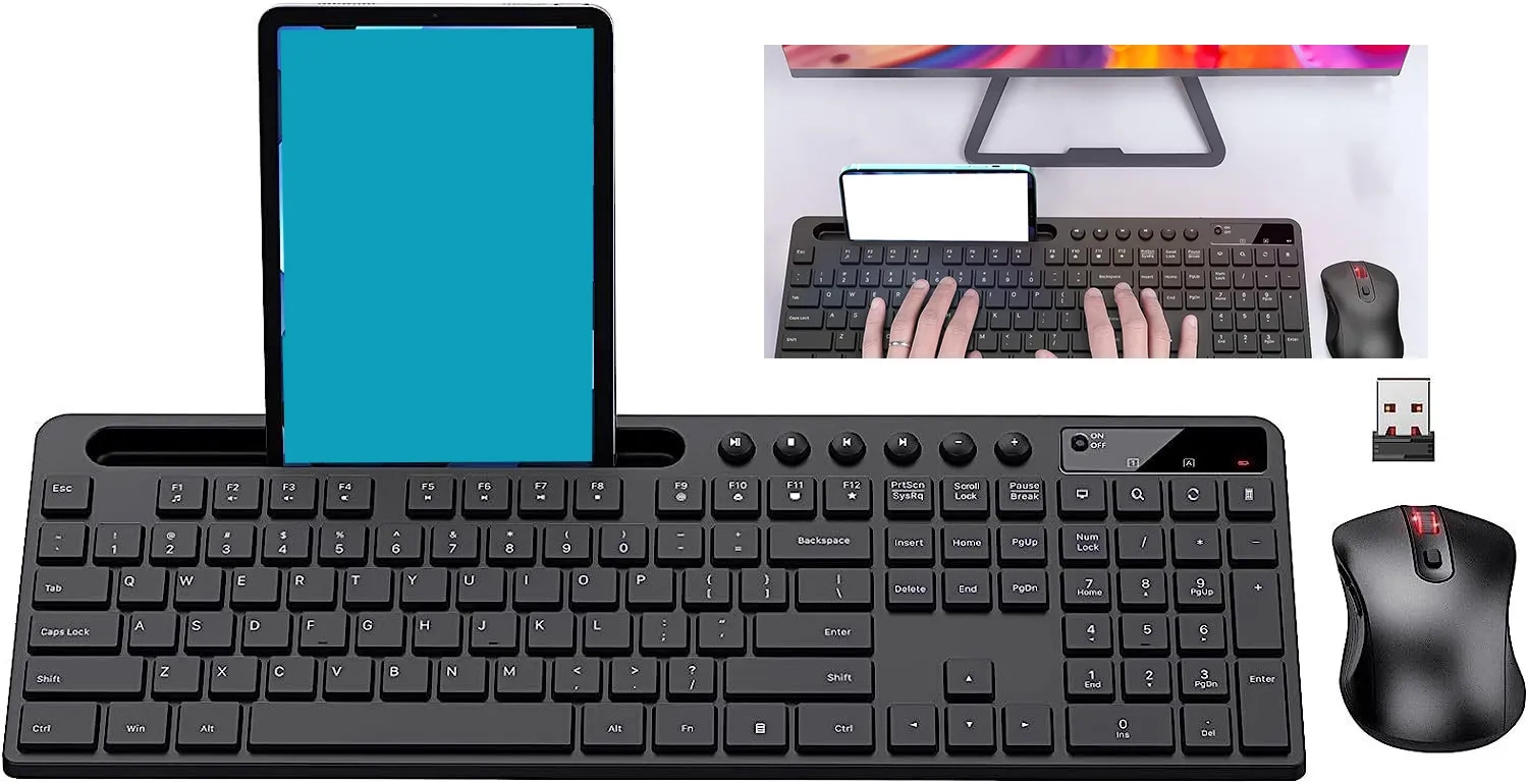 Wireless Keyboard and Mouse Combo 2