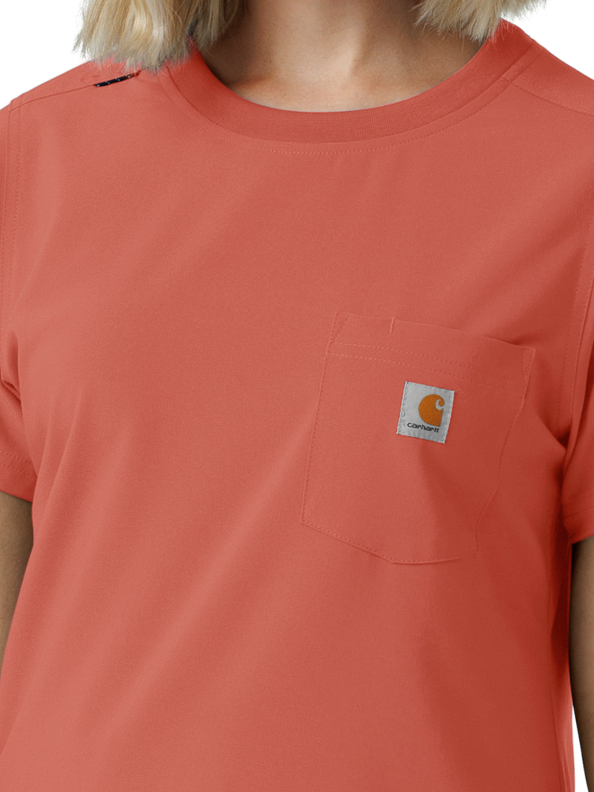 Carhartt Scrubs - Force Cross-Flex - Women's One-Pocket Crew Neck Scrub Top 4