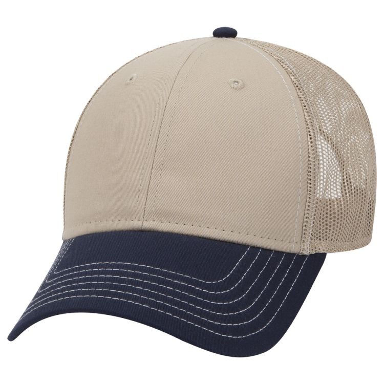 OTTO CAP® 6 Panel Low Profile Mesh Back Trucker Hat 127