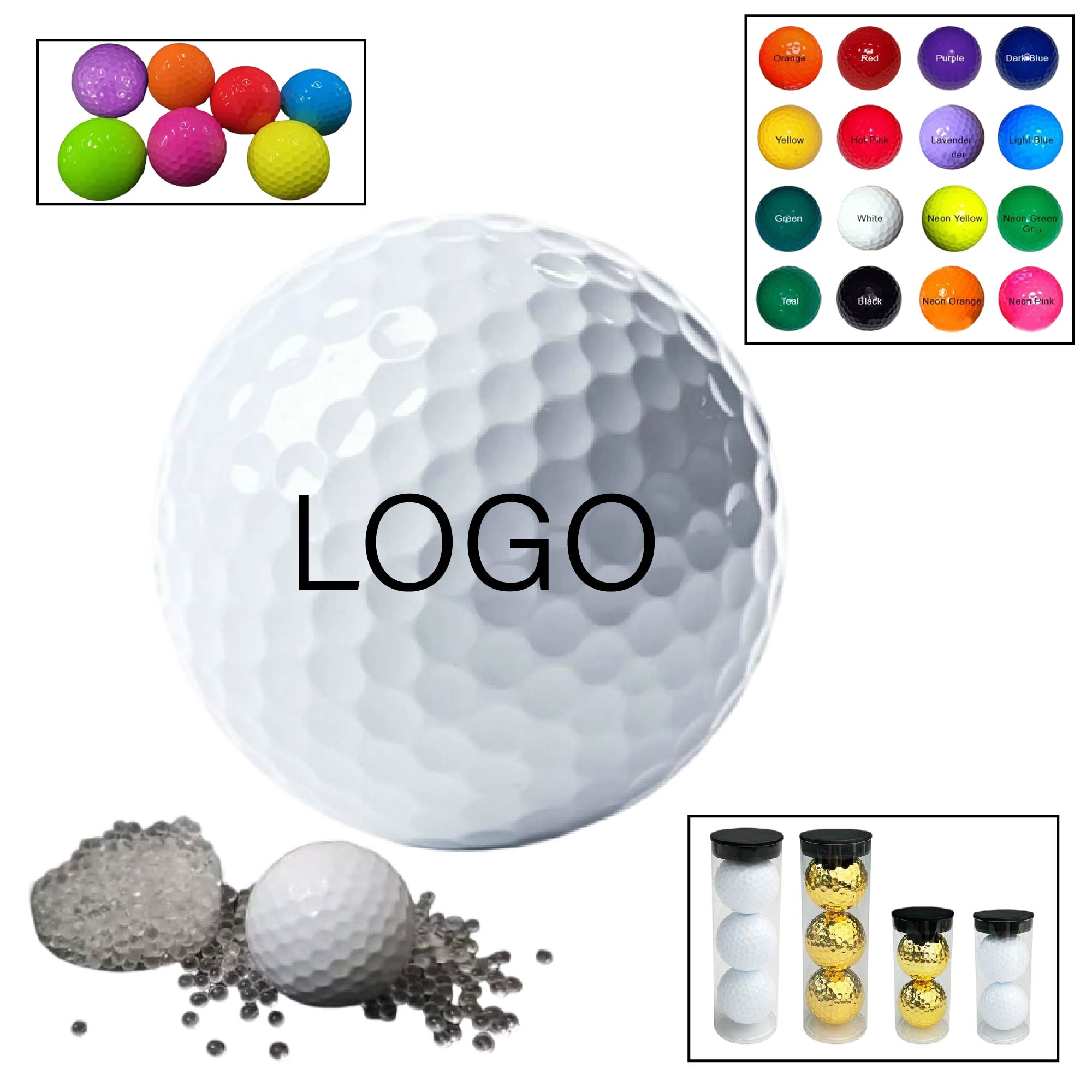 Durable Double-Layer Training Golf Ball 2