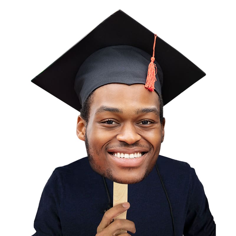 Face Cutout Hand Fans 8