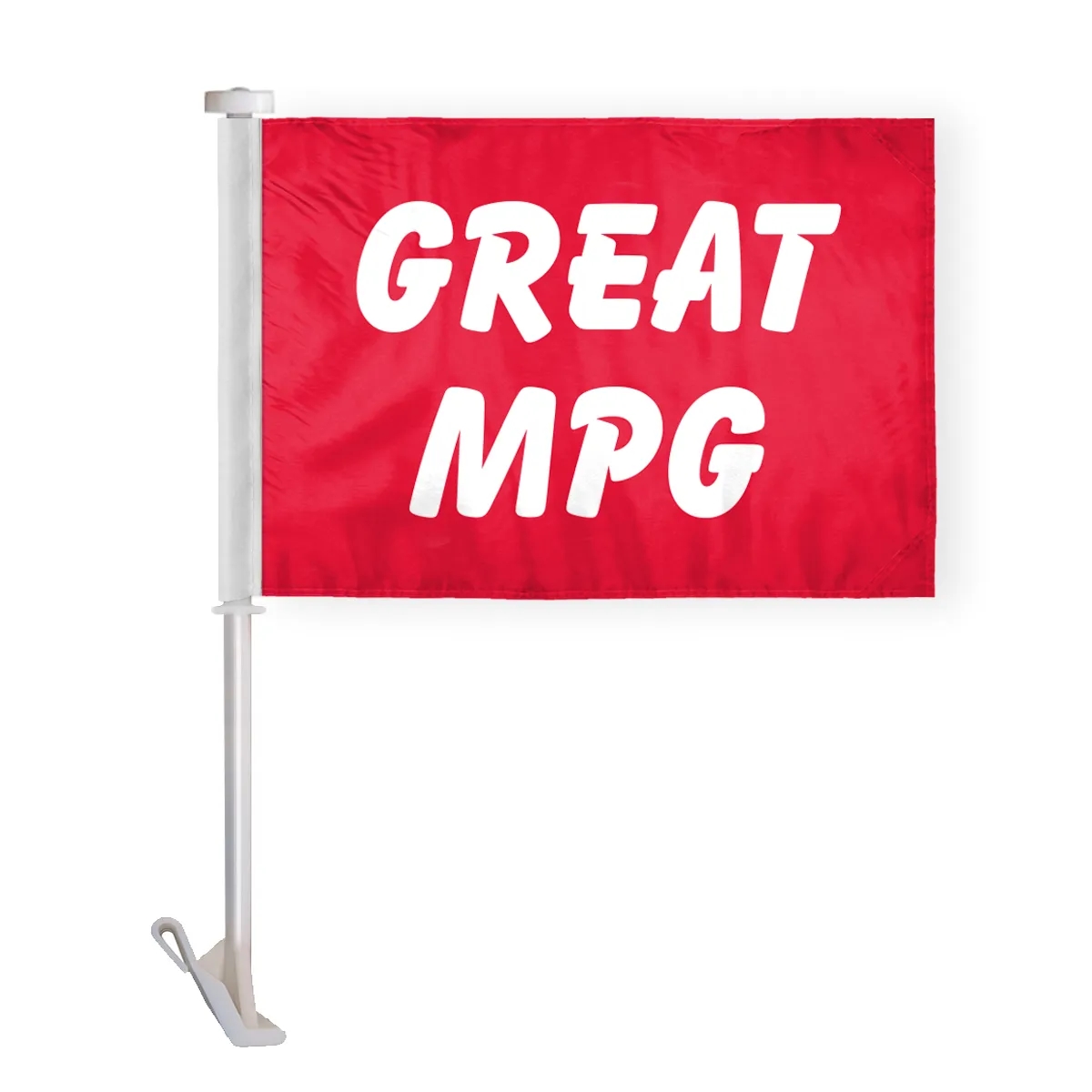 10.5" x 15" Advertising Car Flag - wPoly 1 Ply 9