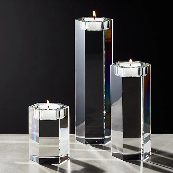 Custom Crystal Hexagon Candle Holder 2