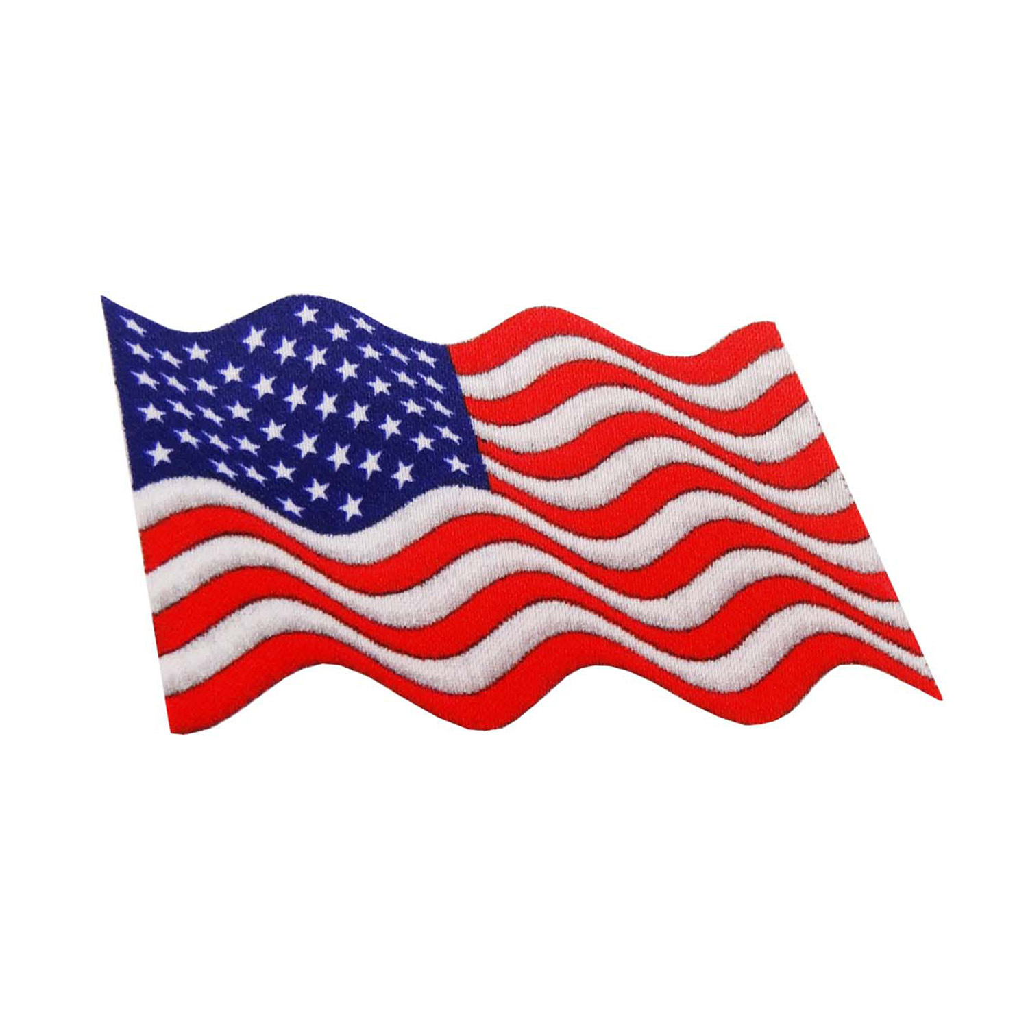 USA - American Waving Flag DigiPrint Patch - 2 3/4" x 1 5/8" - DAF-4