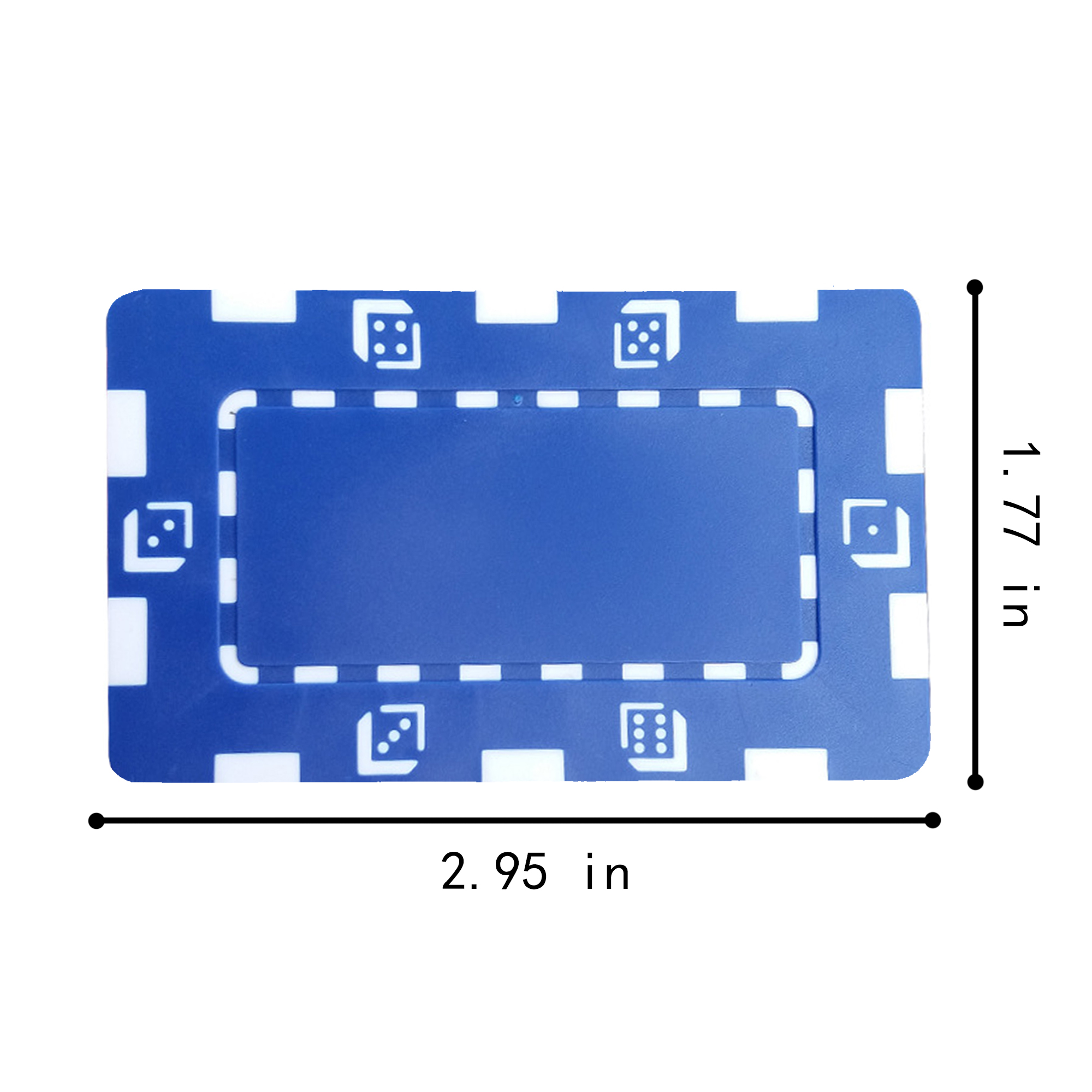 Abs Rectangular Poker Chips 8
