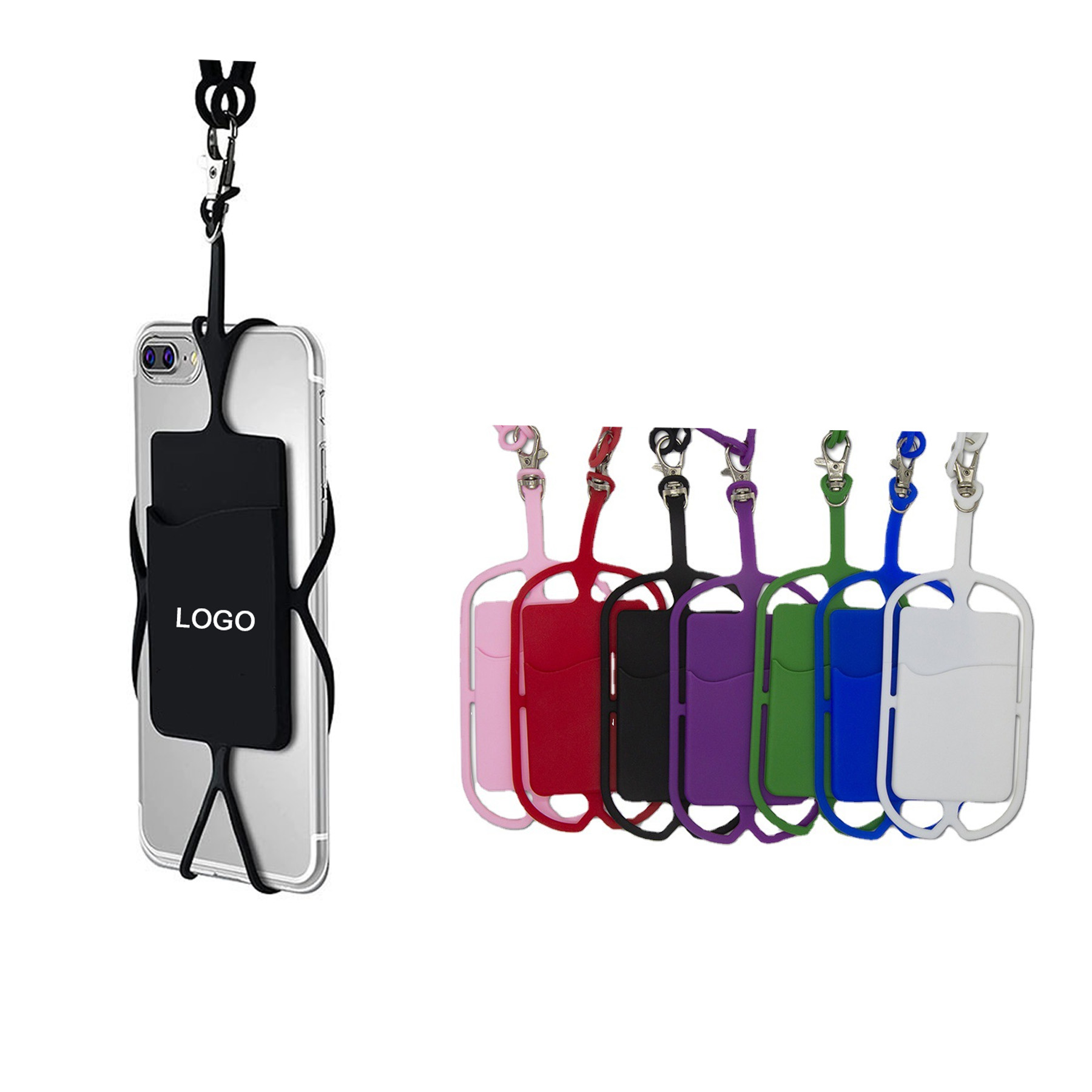 Neck Phone Holder/ Card Pockets 1
