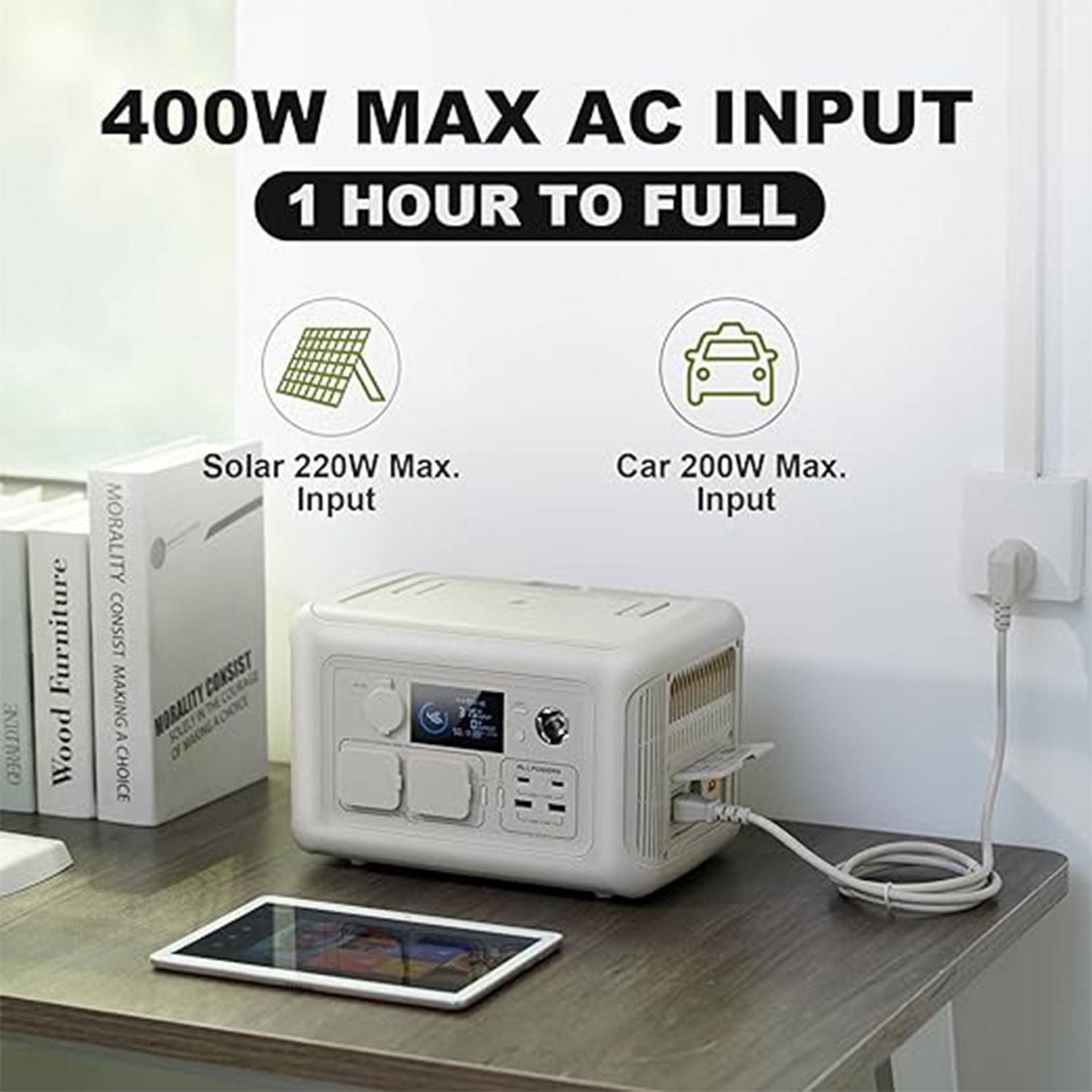 600W Vehicle UPS Emergency Mobile Power Station 4