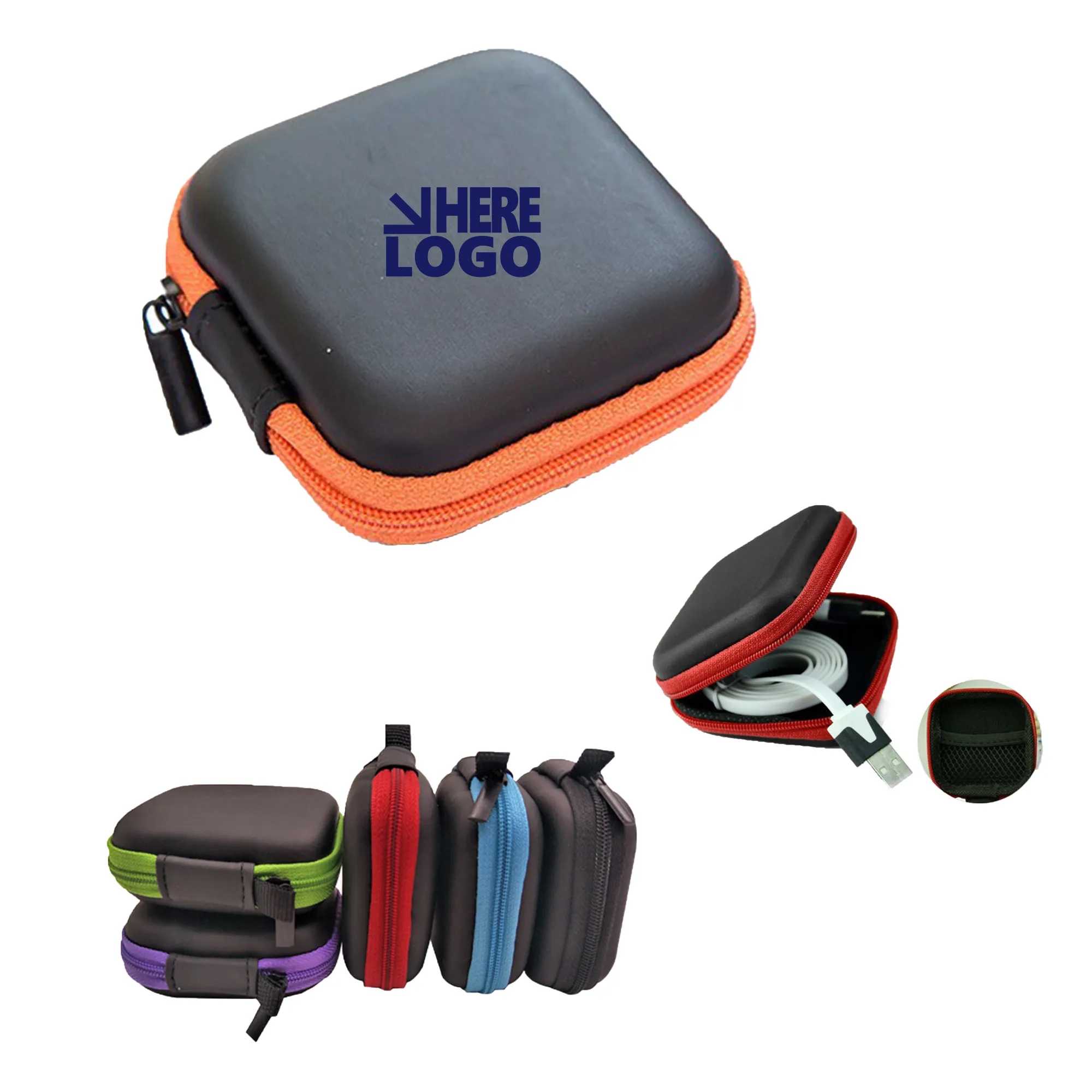 Square Earbuds Carrying Case 7