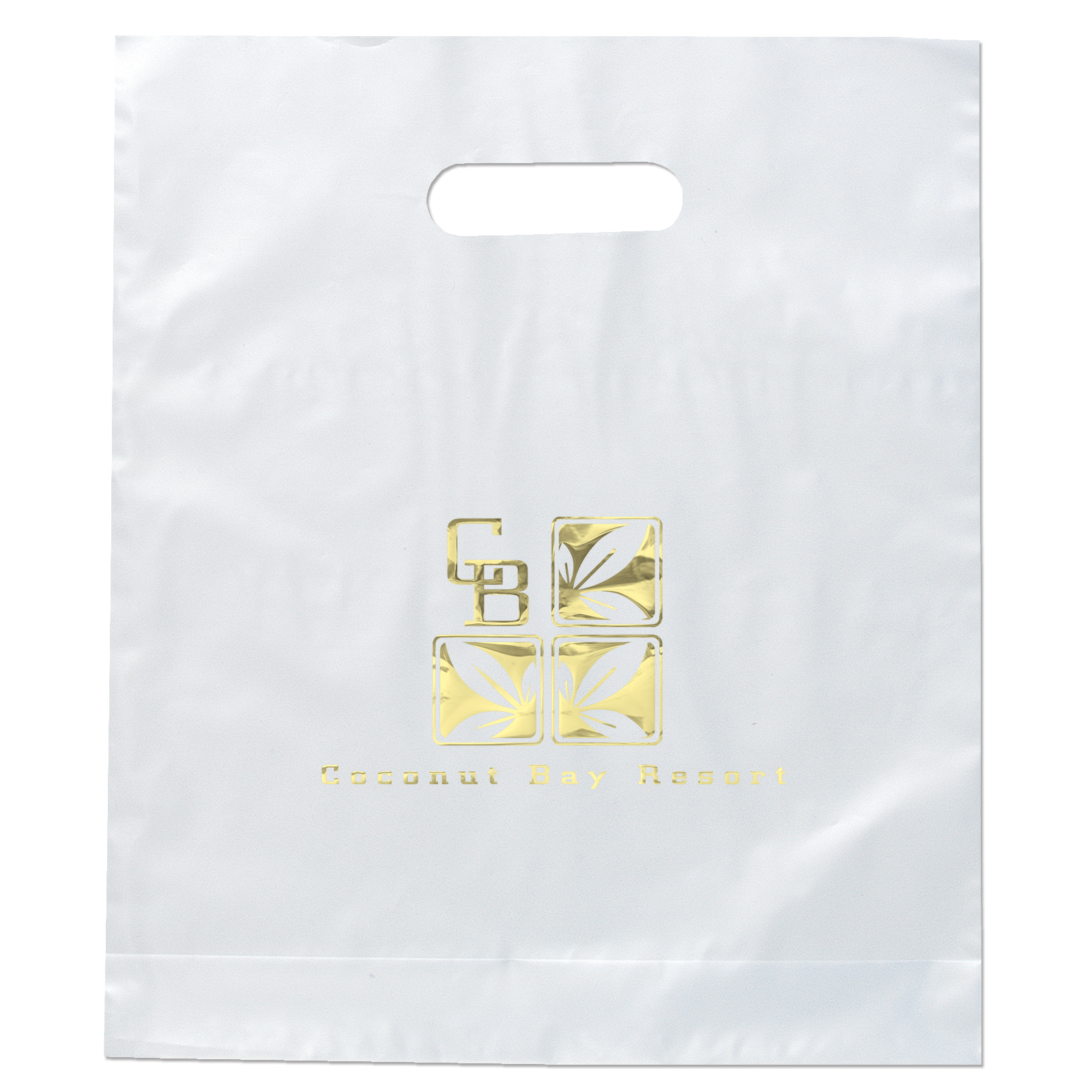Rose™- Frosted Brite Die Cut Handle - Foil Print 5
