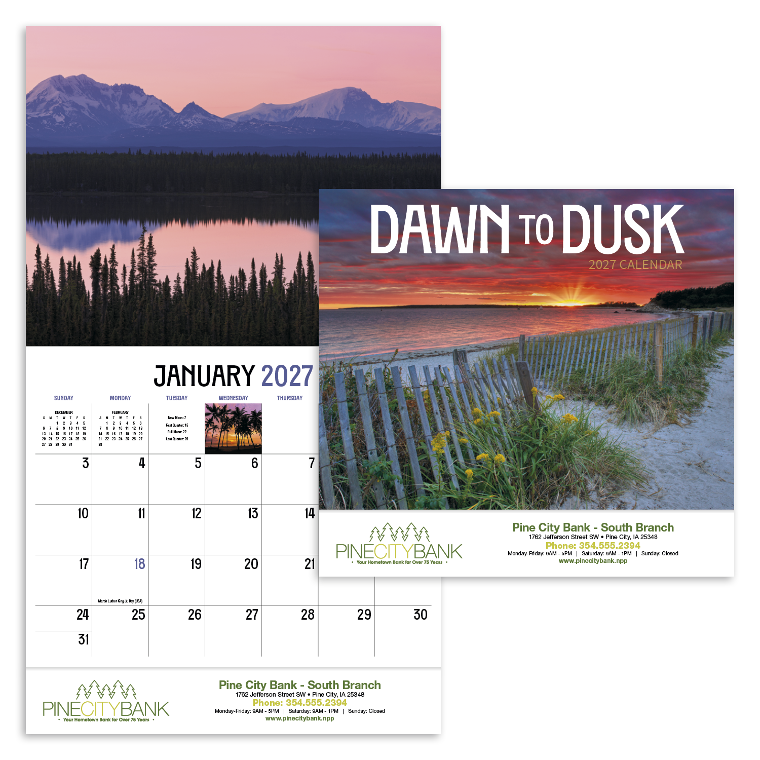 HotLine® Products Dawn to Dusk Appointment Calendar - Stapled 73