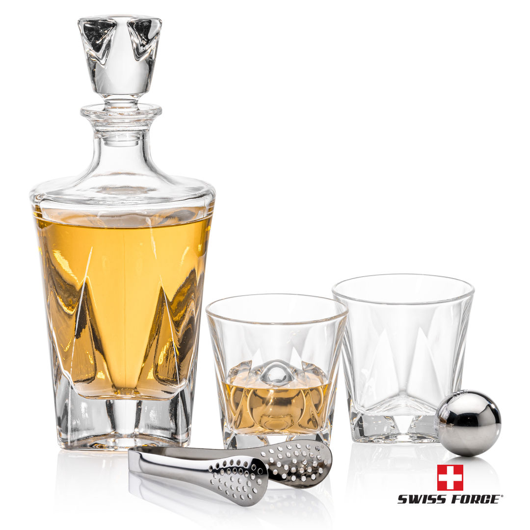 Oakhaven Decanter Set & Ice Balls 6