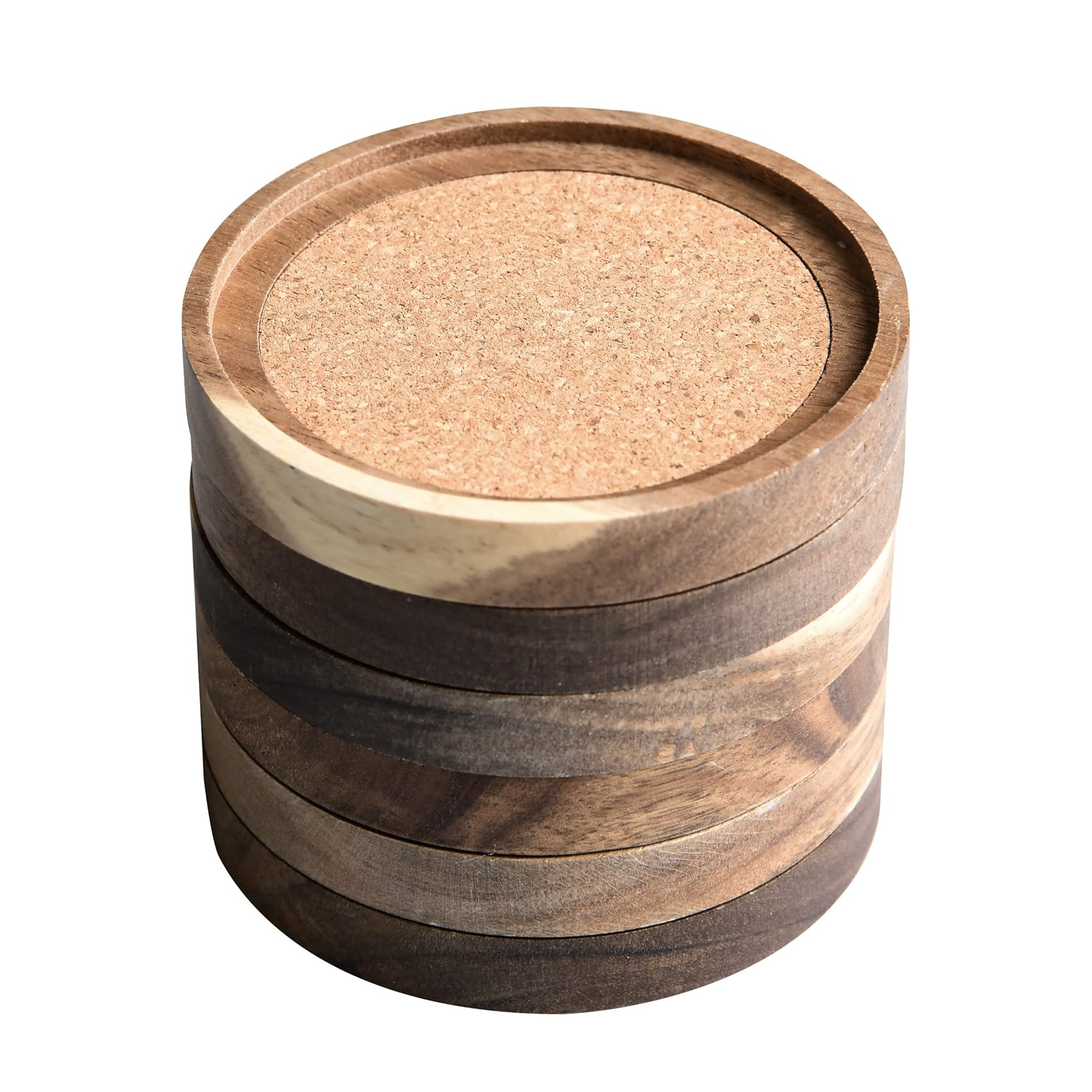 Wood Coasters Set 3