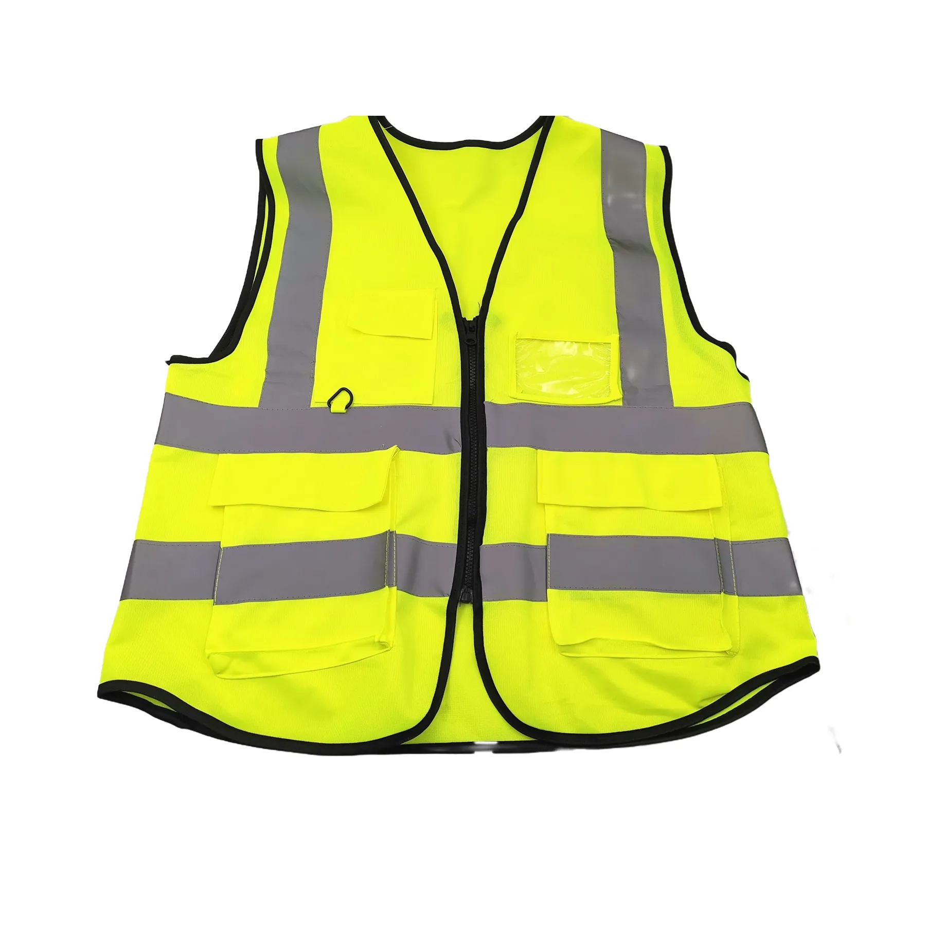 High Visibility Zipper Front Reflective Safety Vest 5