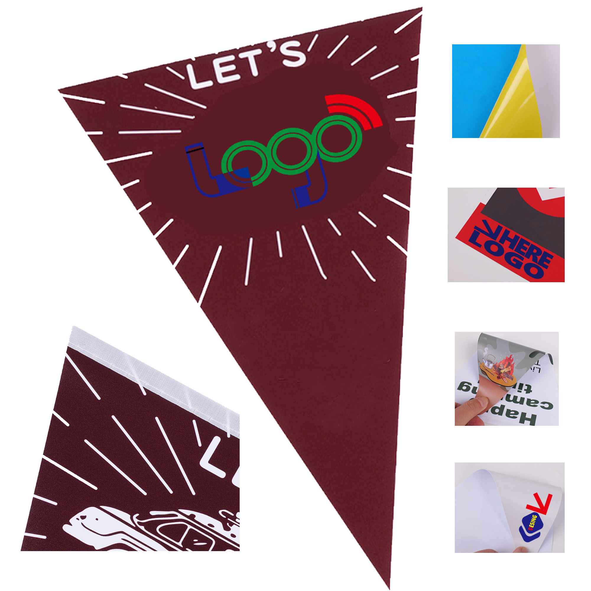 PVC Material Waterproof Flags 1