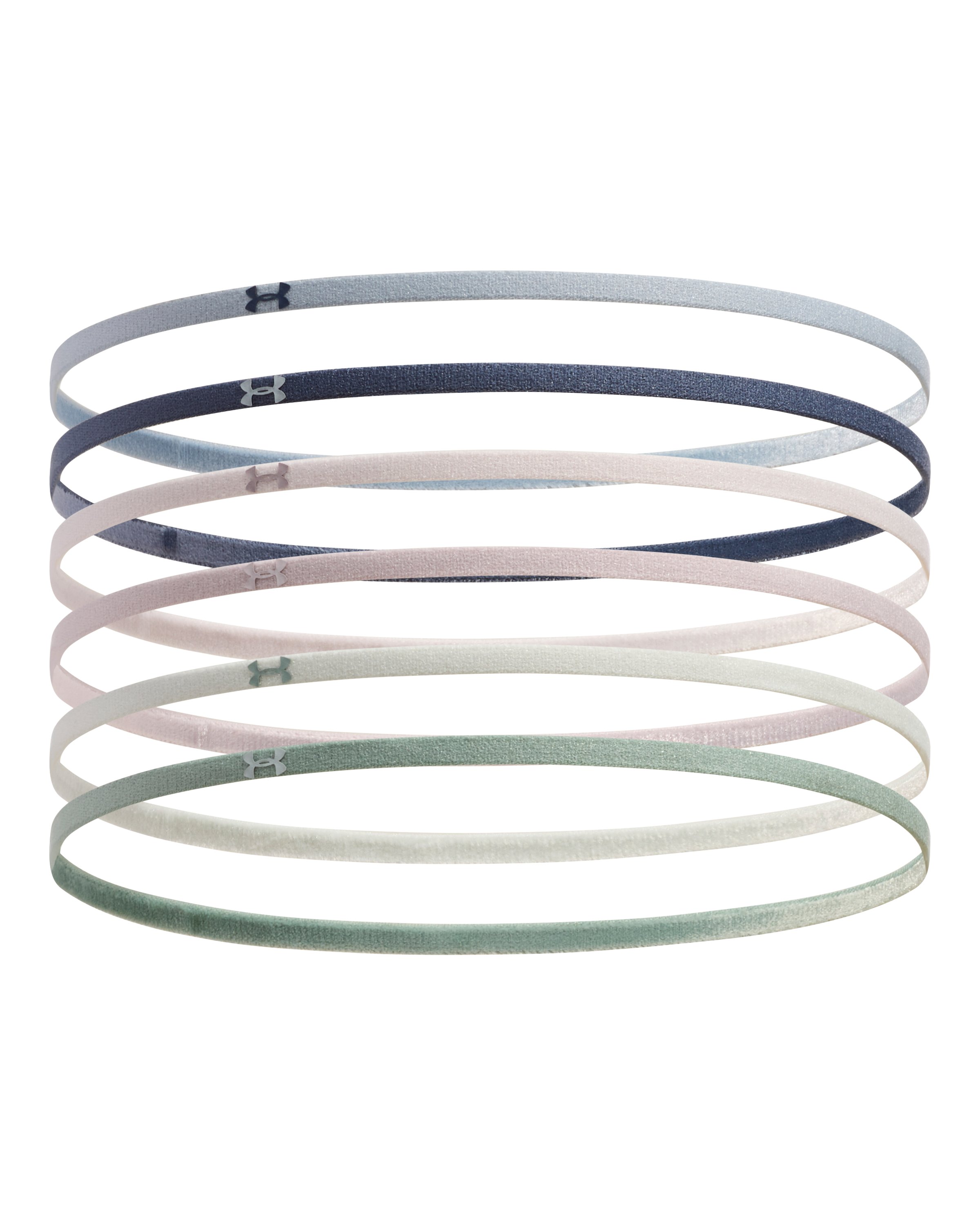 UA Mini Elastic Women's 6-Pack Headbands 9