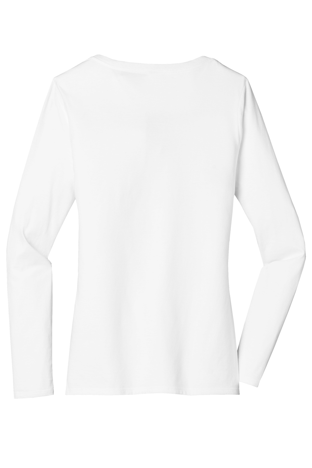 District Women's Very Important Tee Long Sleeve V-Neck. DT6201 2