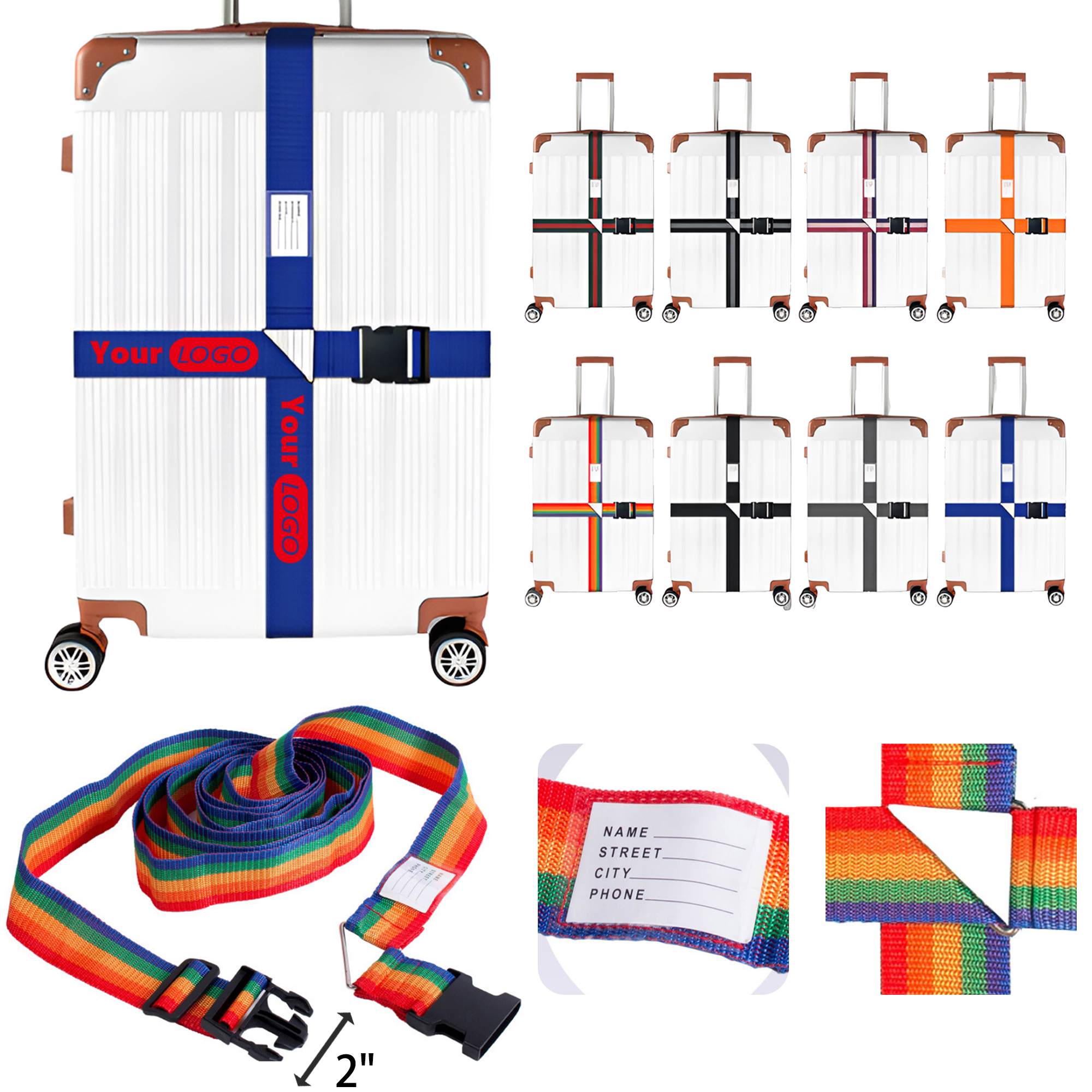 Stylish Luggage Tie Straps 4