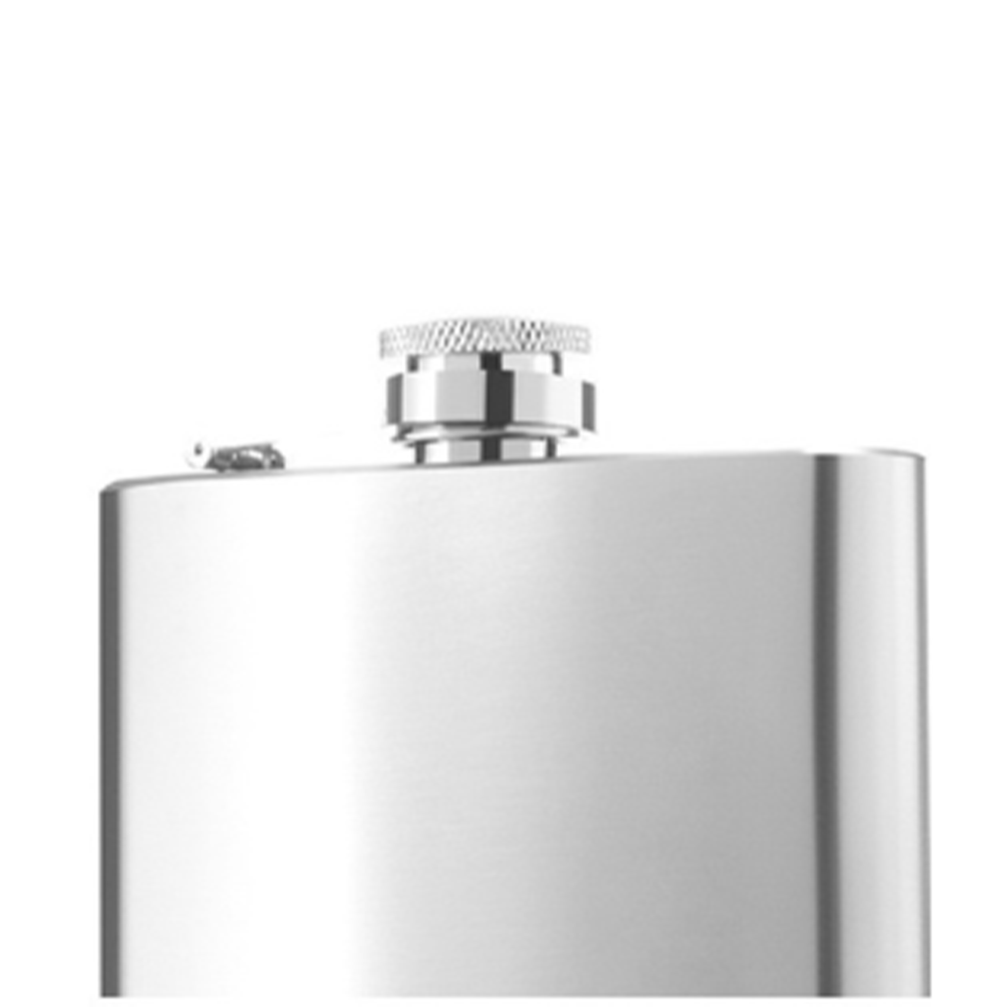 8-Ounce Stainless Steel Hip Flask, custom water bottle with logo imprint 4