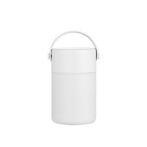 850ml Stainless Steel Food Cup With Double Wall Insulation Foldable Spoon 9