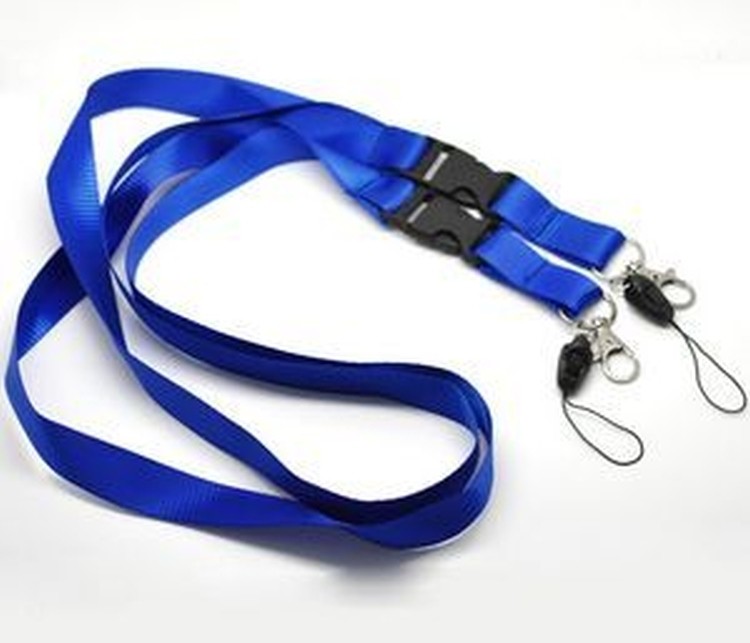 Polyester Lanyard w/ 2 Metal Attachments (35"x3/4") 1