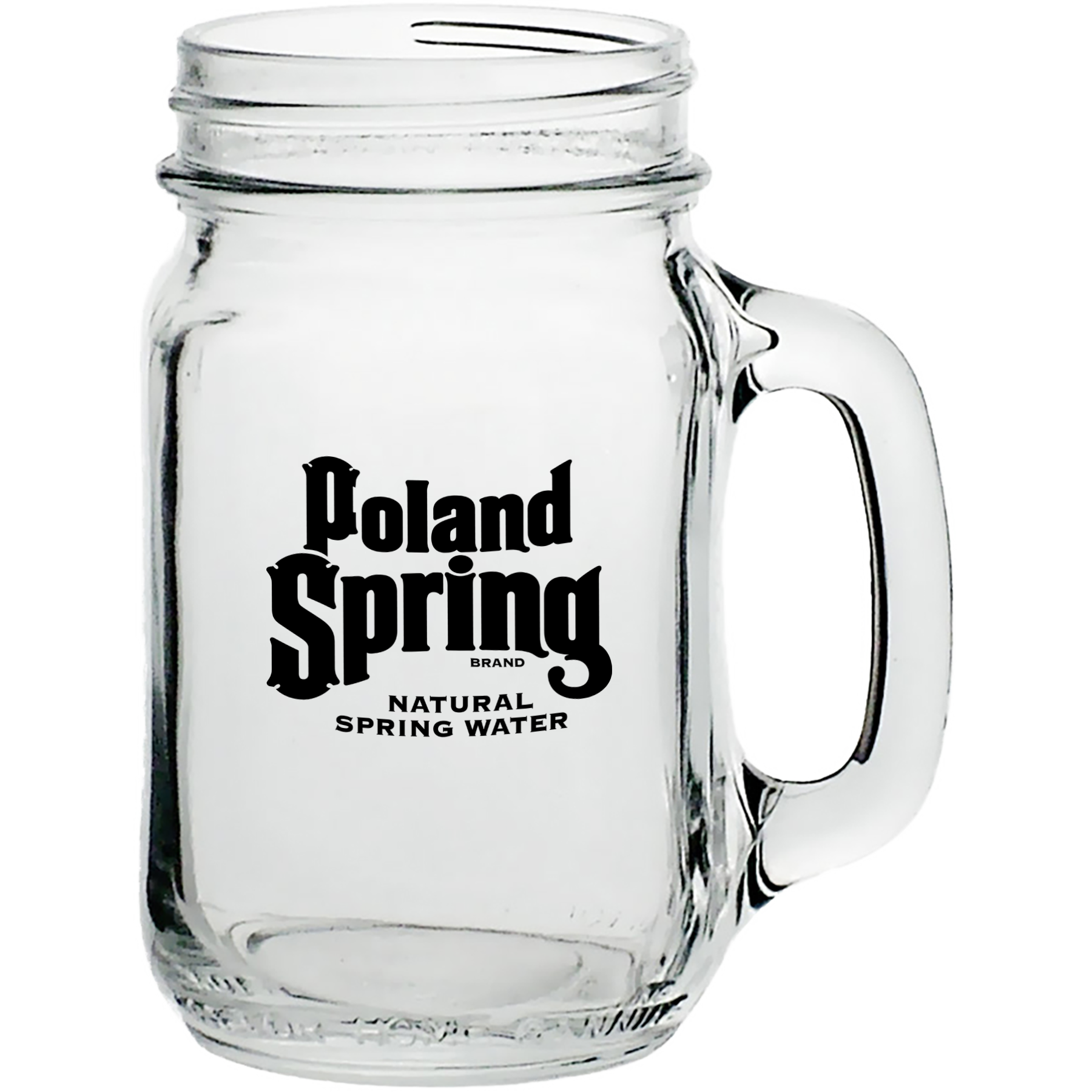 16 Oz. Maplewood Libbey Mason Jar Mug with Handle 1