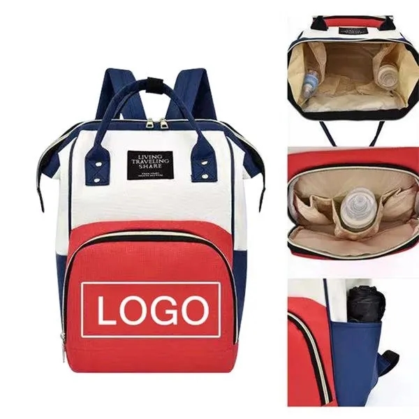 Mom Baby Tote Backpack Milk bottle Bag 2