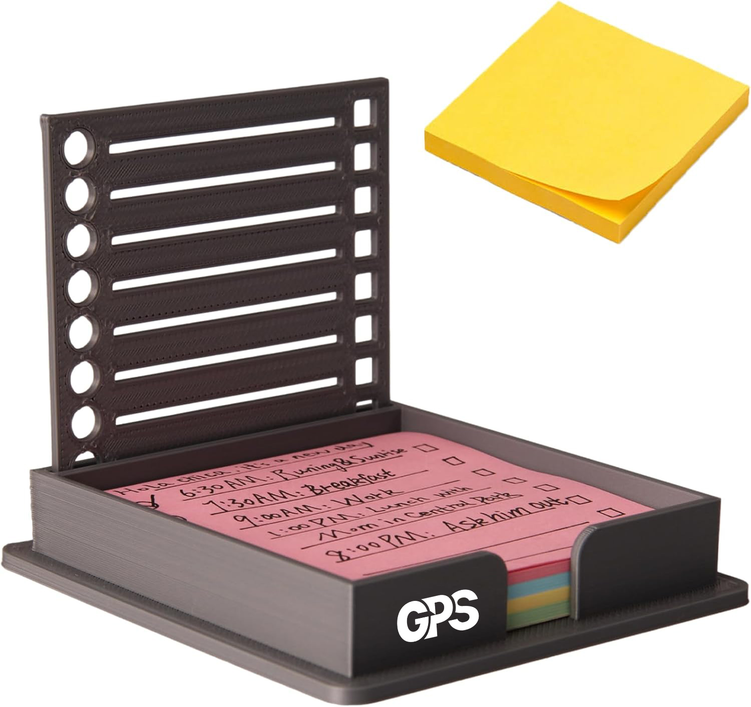 Sticky Note Holder With Stencil