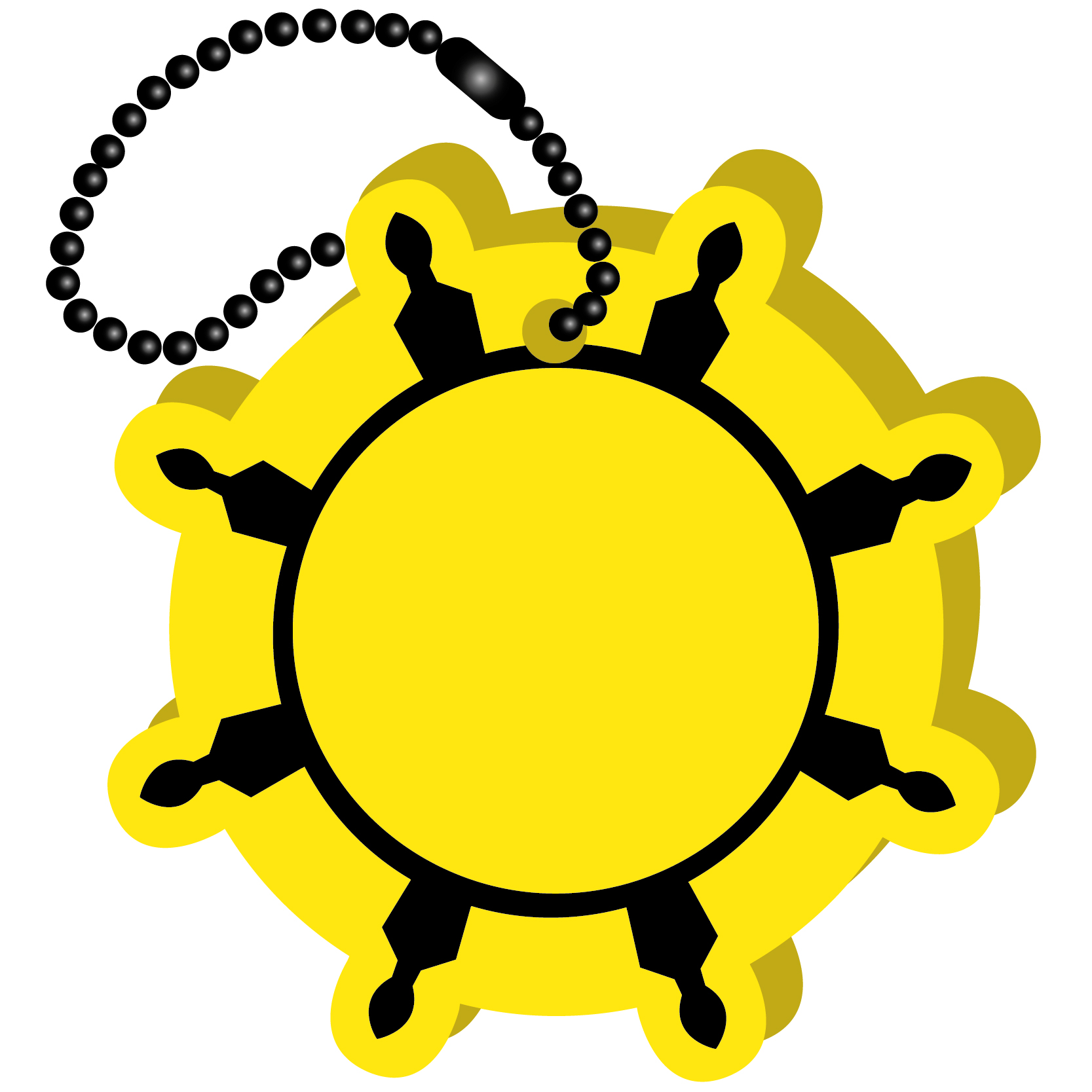 Ships Wheel Key Tag 7