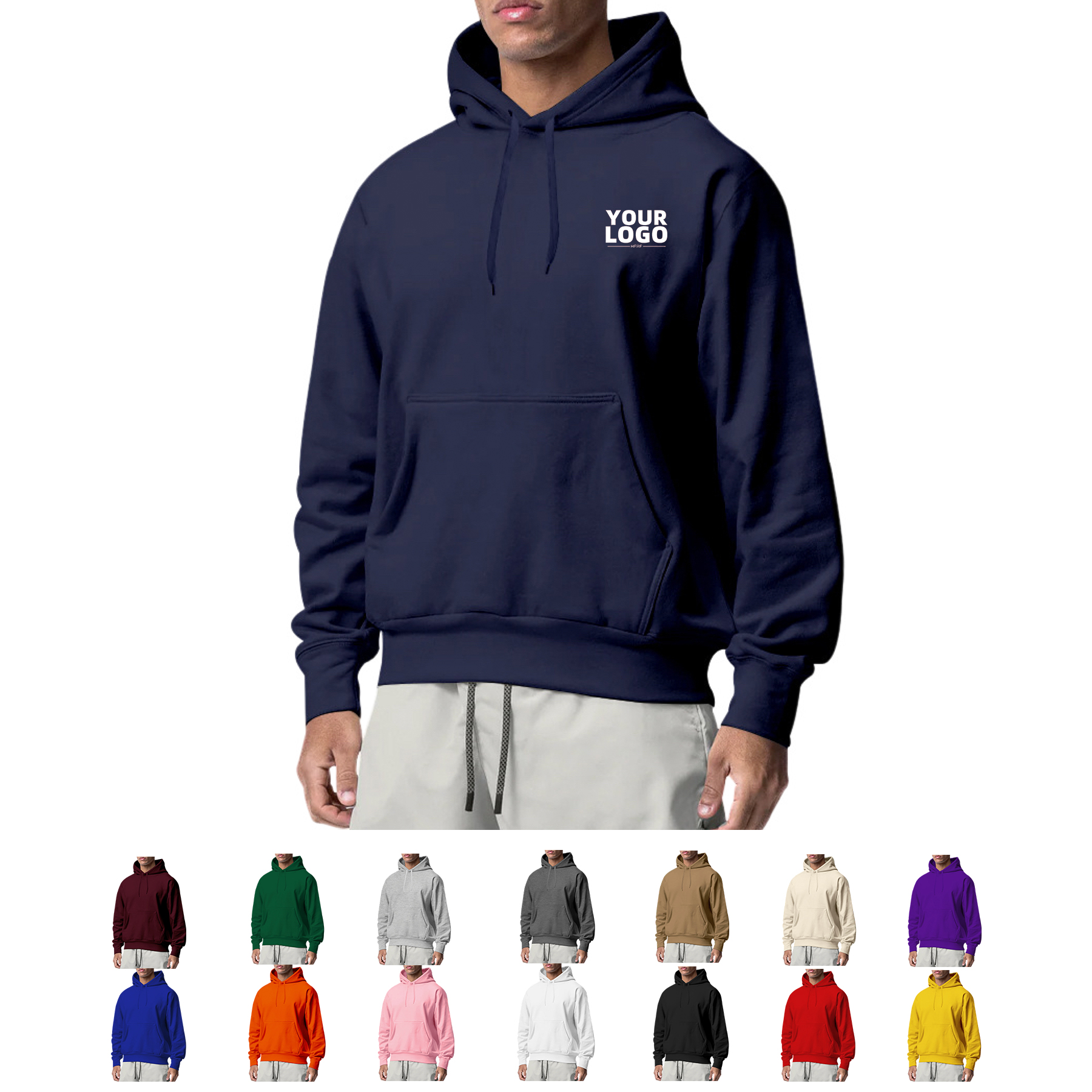 Mens Essentials Hooded Sweatshirt 2