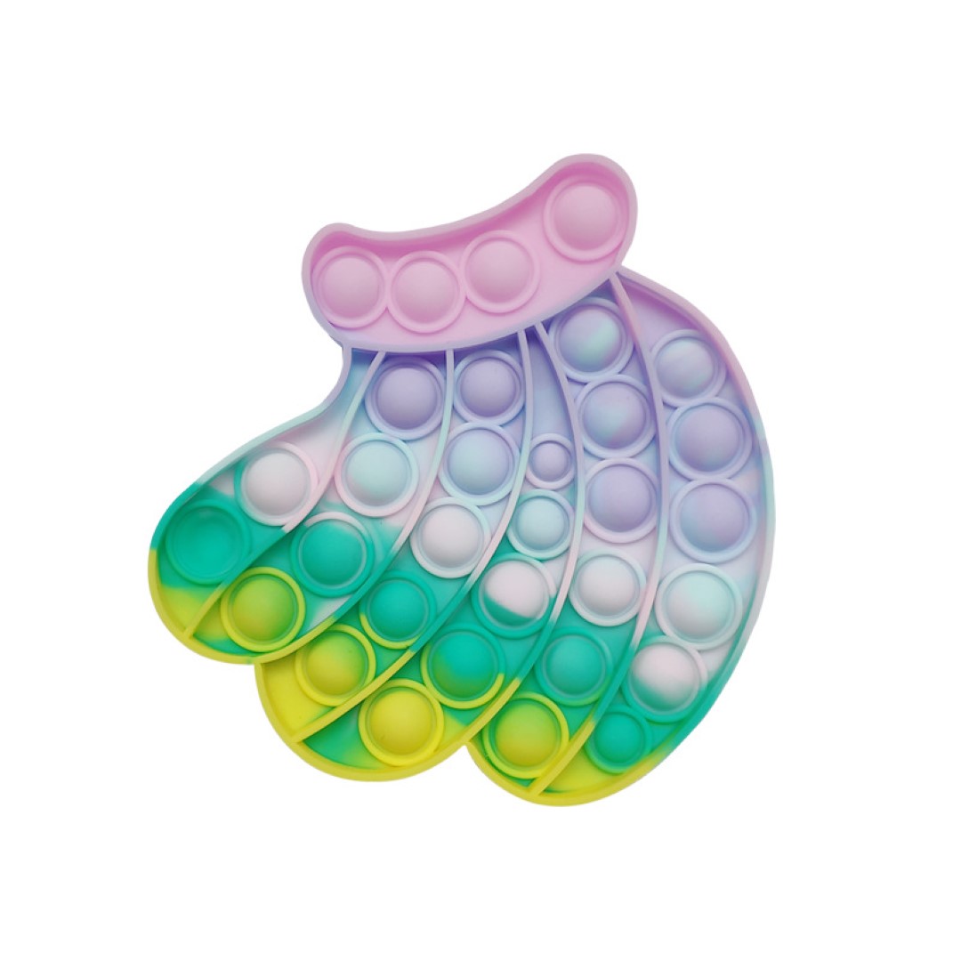 Macaron-colored banana Push Pop Bubble Sensory Fidget Toys 1