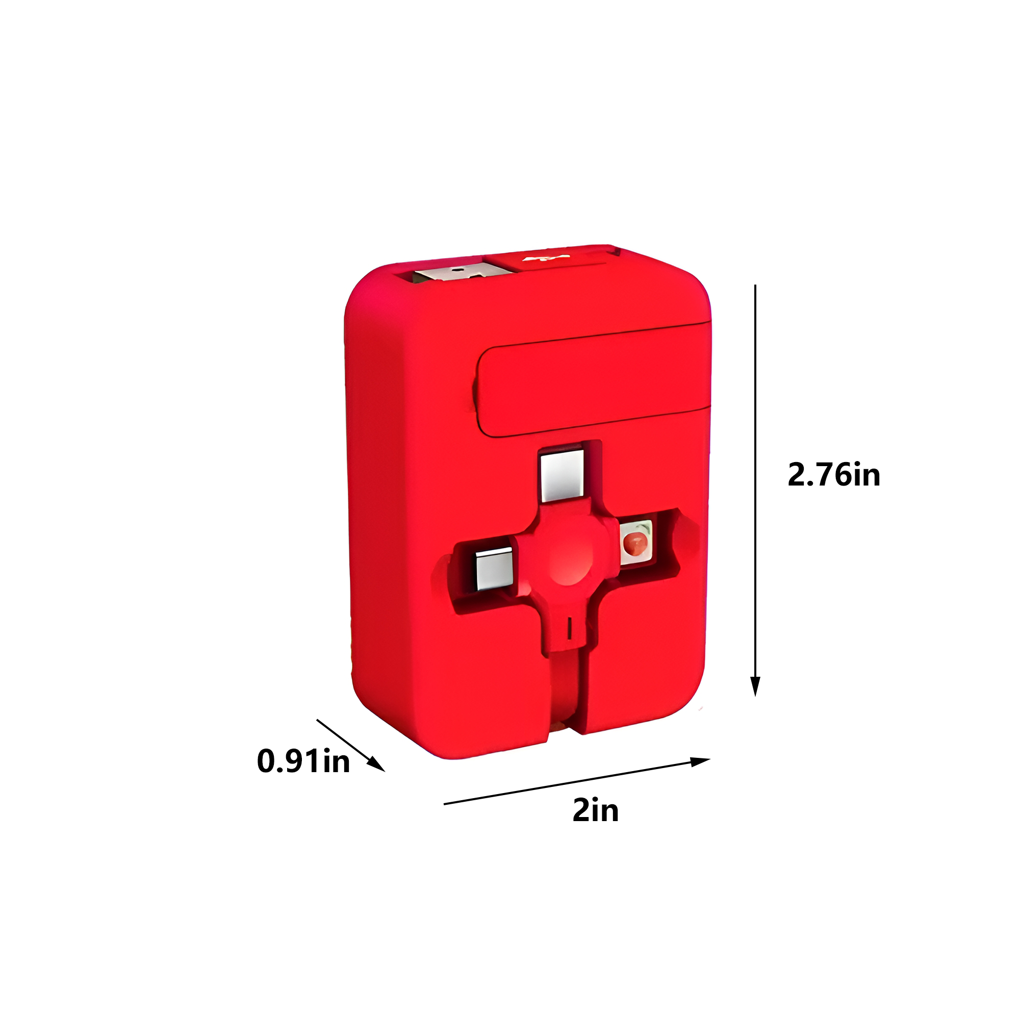 Retractable 4 in 1 Charging Cable 3