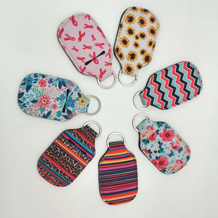 NeoSlot Neoprene Lipstick Holder Keychain 2