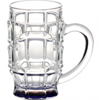 17.75 oz. Dimpled Glass Beer Mugs 16
