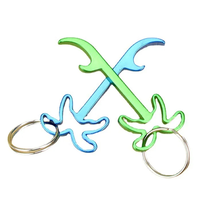 Engraved Palm Tree Bottle Opener With Key Ring 3