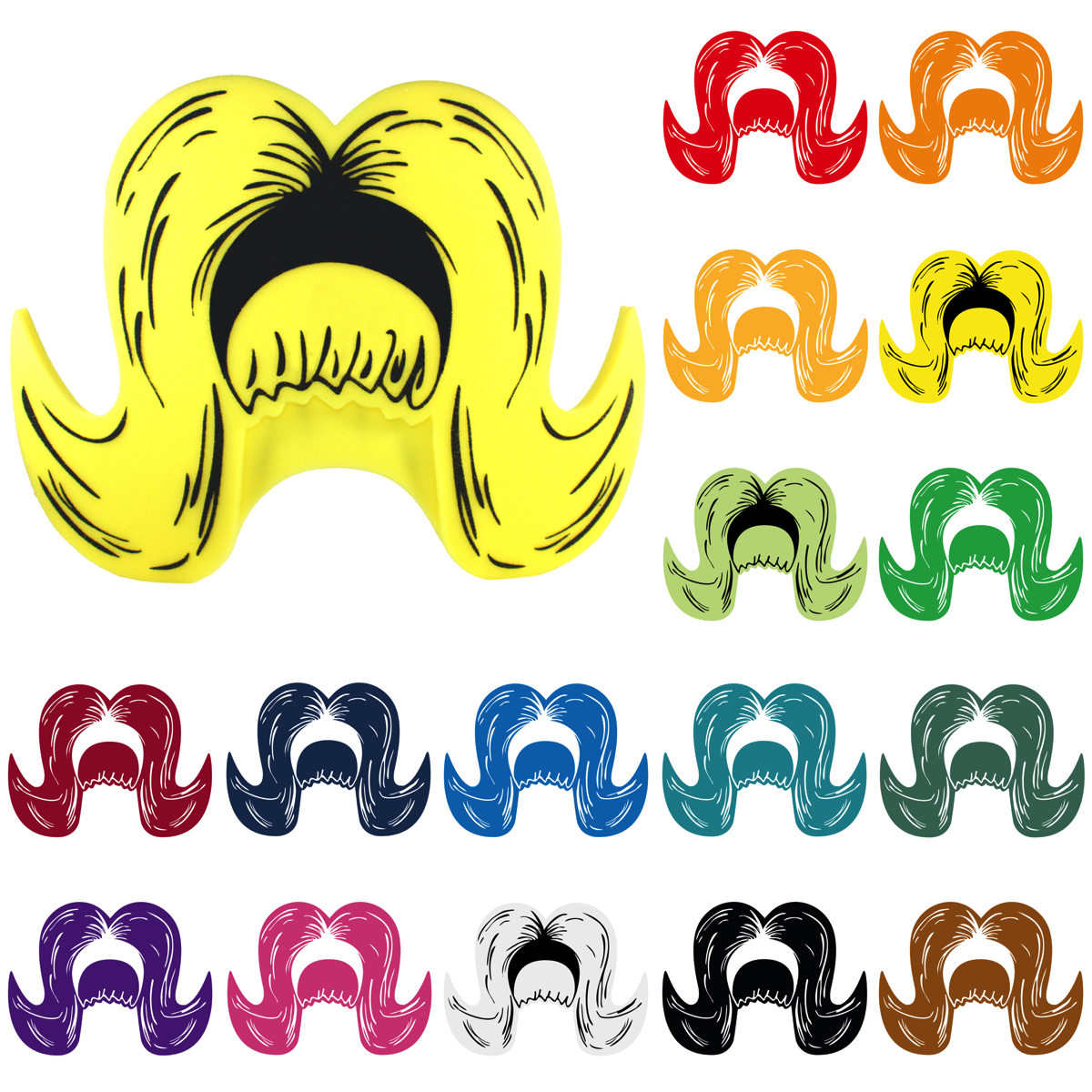 Large Bouffant Wig 4